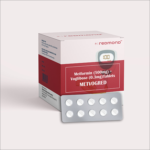 Metformin 500 MG + Voglibose (0.3 MG) Tablets
