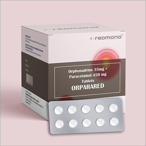 Orphenadrine 35mg + Paracetamol 450mg Film-Coated Tablet