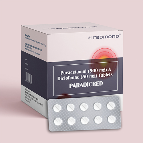 Paracetamol 500Mg + Diclofenac 50Mg Film-Coated Tablet General Medicines