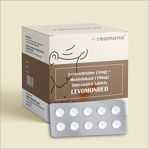 Levocetirizine 5mg + Montelukast 10mg Film-Coated Tablet