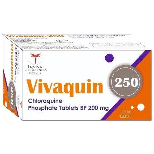 Chloroquine Phosphate Tablet As Directed By Physician.