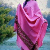 So Many Color Will Come Yak Wool Shawl India