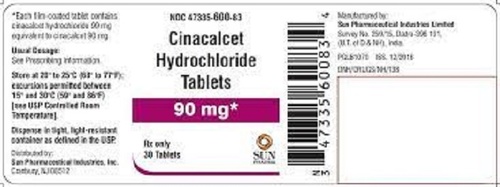 Cinacalcet Hydrochloride Tablets As Directed By Physician.