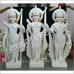 Sculpture White Marble Ram Darbar Statue