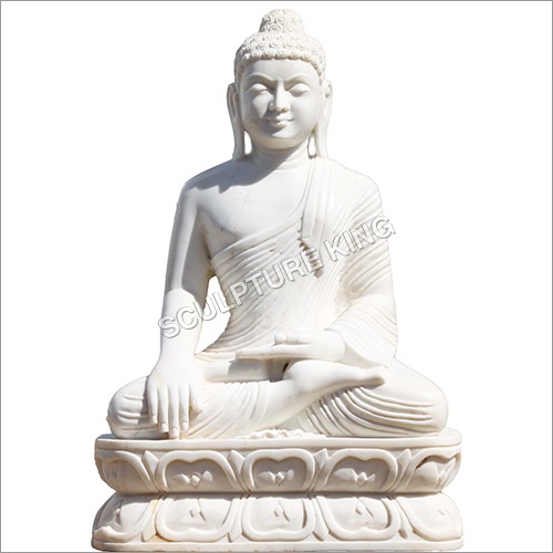 White Marble Buddha Statue