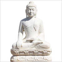 White Marble Buddha Statue