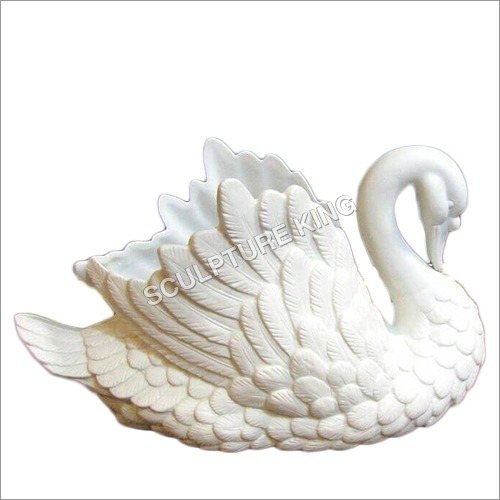 White Marble Swan