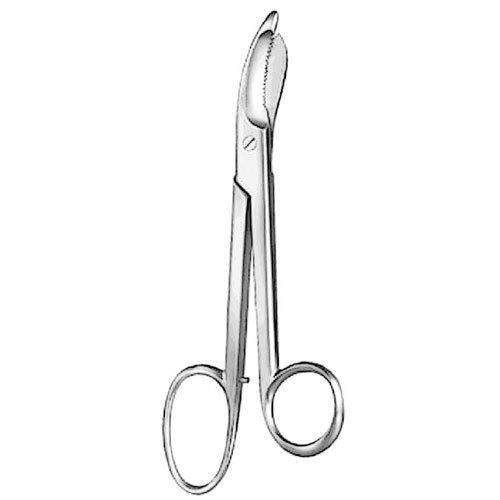 Bruns Plaster Scissors - Stainless Steel 15cm, Serrated Blades | Sharp, Precise, Lightweight, Autoclavable