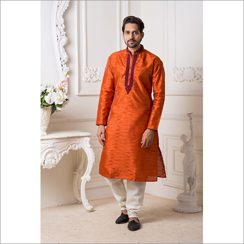Mens Mysore Silk Kurta Pyjama