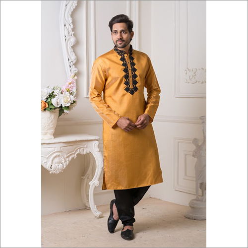 Mens Silk Kurta Pyjama