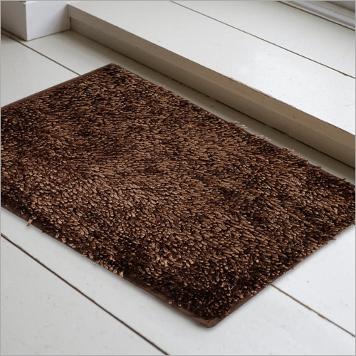 Modern Door Mat - Microfiber 24x36 Inches Brown, Absorbent Durable Non-Slip Soft
