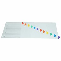 Binder Index Divider (1 To 12) - A4 Size - Multicolour Tabs