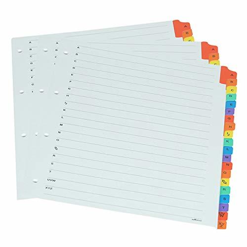 A4 Size Binder Index Divider