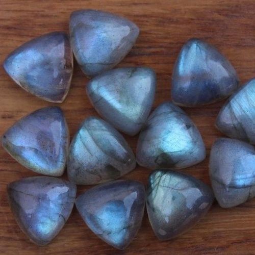 3mm Labradorite Trillion Cabochon Loose Gemstones