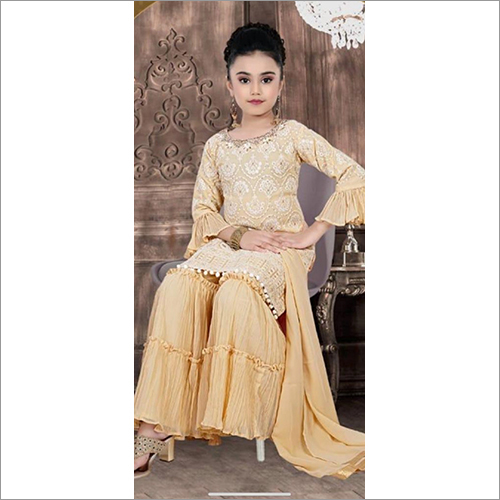 Kids Designer Party Wear Garara suit