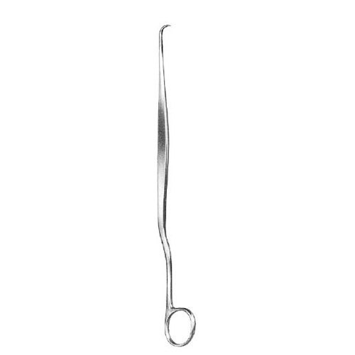 Beacham Amniotome - Surgical Steel, 15cm, Curved Hook | Precise Amniotomy, Ergonomic Handle, Polished Finish