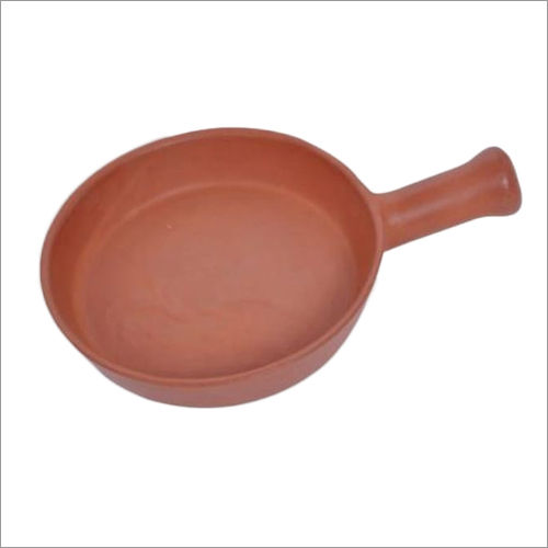 Red Earthen Fry Pan