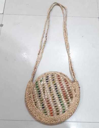 Jute Beach Tote Bag With Strap