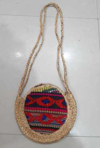 Plain Women Jute Beach Fashion Bag