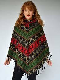 Girls Winter Wear Woolen Poncho