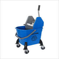 26 Ltr Single Mop Wringer Trolley