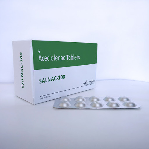 Aceclofenac Tablets - 100 mg, 200 mg | Analgesic, Anti-Inflammatory, Suitable For All Ages, Pack of 10x10 Tablets