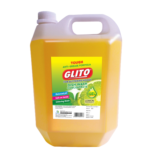 Lemon Dish Wash Concentrate Gel Lime (5 litres