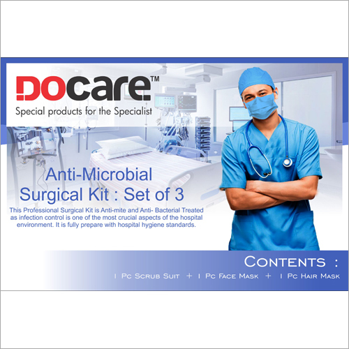 Scrub Suit Face Mask Hair Mask Set