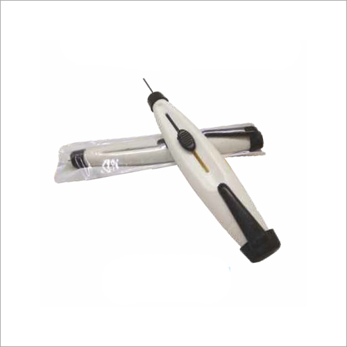 Monofilament Pen - Plastic & Metal, 10cm Length, Grey, 0.1mm Tip | Precise Application, Easy Handling, Durable Design
