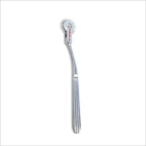 Pin Wheel - Stainless Steel, 12cm Length, 2cm Diameter | Curved Handle, Spiked Wheel, Comfortable Grip, Durable Design