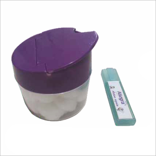 15ml Flipo Cotton Dispenser With IPA Spray - Plastic, 7x5x5 cm, Purple | Convenient Dispensing, Cotton Storage, Portable Design