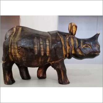Wooden Rhino (10 inches)