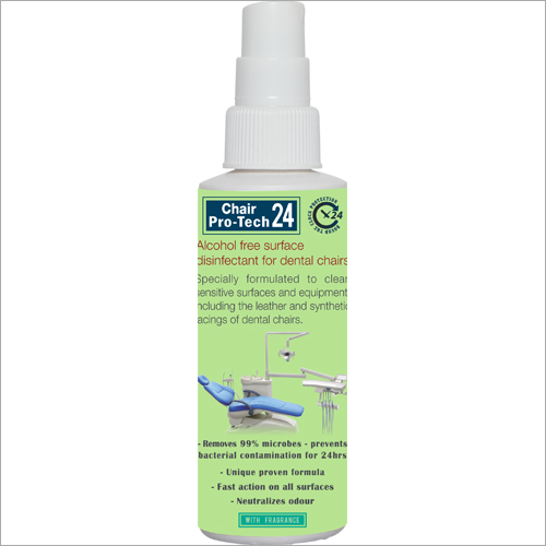 Chair Pro-Tech 24 For Alcohol Free Surface Disinfectant For Dental Chair
