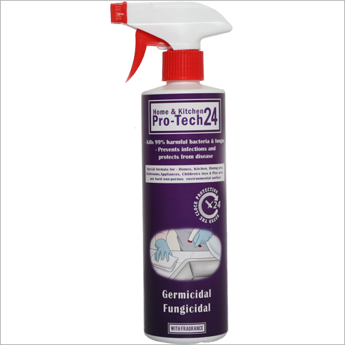 Home & Kitchen Pro-Tech 24 - Plastic Bottle, 500ml, Purple | Effective Cleaning, Germ Removal, Surface Protection, Broad Spectrum, Easy Application