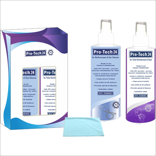 Pro-Tech 24 For Stethoscopes And Eye Glasses Toilet Disinfectant & Seat Sanitizer