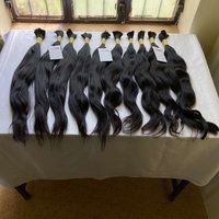 100% Raw Mink Unprocessed Indian Virgin Remy Bulk Human Hair