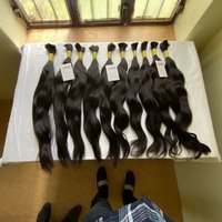 Soft & Silky 100% Raw Unprocessed Indian Virgin Bulk Remy Human Hair Extensions