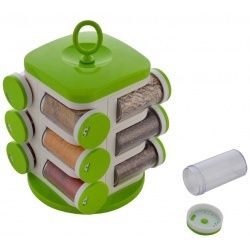 Green 12 In 1 Spice Rack