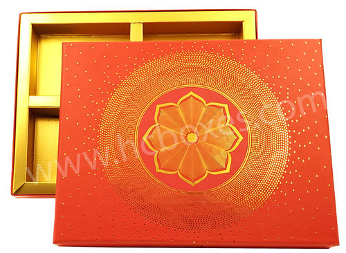 Matte Lamination Moroccan 4 Part Dry Fruit Box