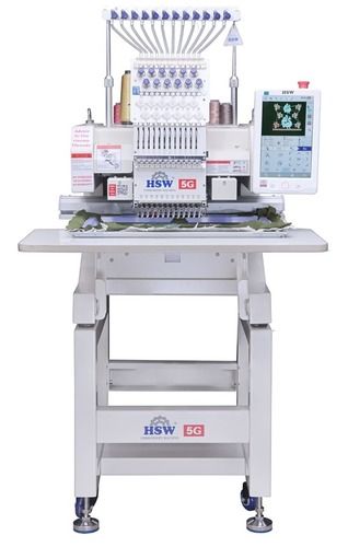 Hsw 1216-5G Computerized Embroidery Machine - Color: White