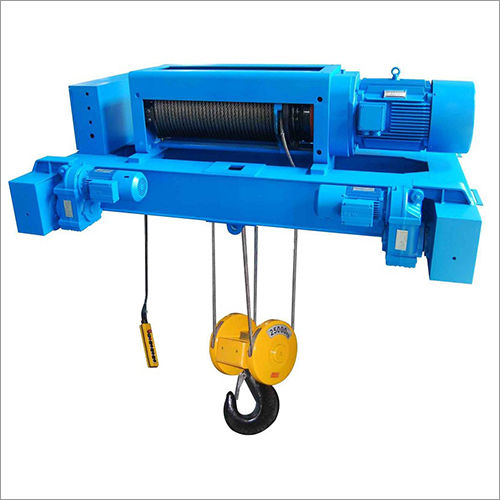 Blue Electric Hoist