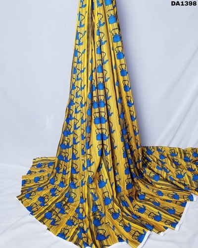 Digital Print Linen Silk Fabric