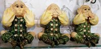 Resin Monkey Statues