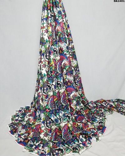 Diamond Silk Digital Print Fabric