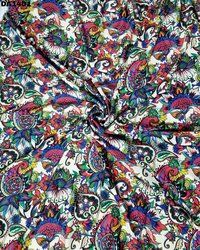 Diamond Silk Digital Print Fabric