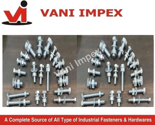 Zinc Plated Bolt Nut And Washer