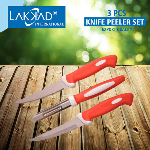 Knife Peeler Set  3 Pcs