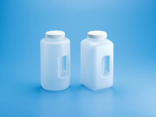 TARSONS 583257 Wide Mouth Bottle - Medical Grade PP, 22 Yard Length, White Color, 2 Pound Weight, Autoclavable, With Side Handle for Easy Carrying