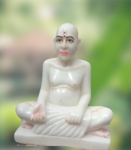 Marble Gajanan Statue