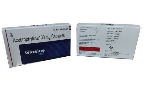 Glosine 100 Acebrophylline 100mg Capsules